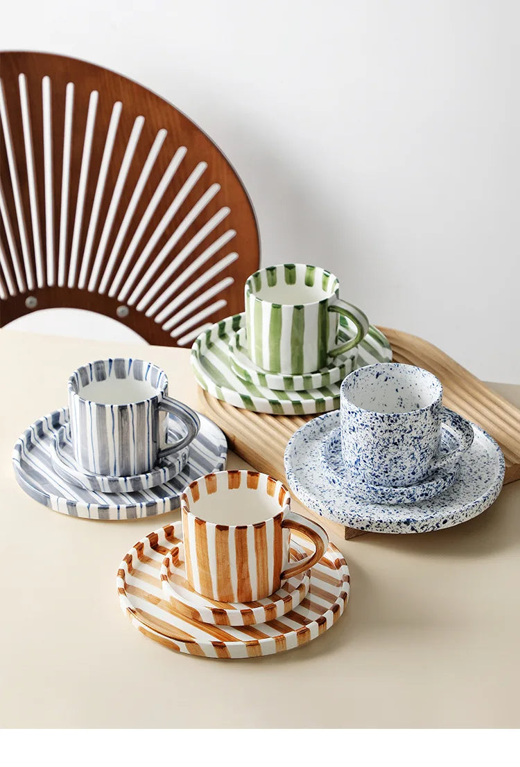 Stripe Servies Set