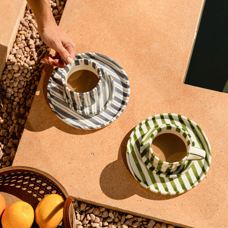 Stripe Servies Set